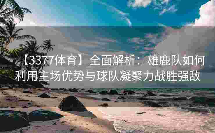【3377体育】全面解析：雄鹿队如何利用主场优势与球队凝聚力战胜强敌