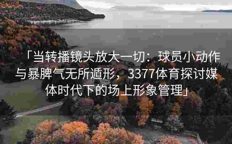 「当转播镜头放大一切：球员小动作与暴脾气无所遁形，3377体育探讨媒体时代下的场上形象管理」